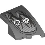 Brick Wedged, Curved 3 x 2 with Stud Notch Right with Headlights print