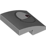 Brick Curved 2 x 2 x 2/3 with Left Eye Print