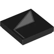 Tile 2 x 2 with Light Bluish Grey Shape (Collar) print