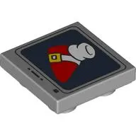 Tile Special 2 x 2 Inverted with TV Monitor with Red Shoe (Sonic) Print