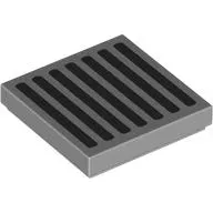 Tile 2 x 2 with Black Lines print