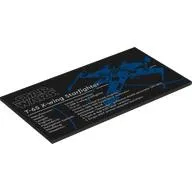 Tile 8 x 16 with Star Wars UCS X-Wing Data Sheet print