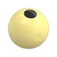 Technic Ball Joint, Black Dot (Circle) print