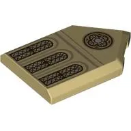 Tile Special 2 x 3 Pentagonal with Arched Windows, Round Window print
