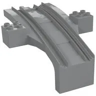 Duplo Train Track Bridge Middle Section with 2 x 2 Studs on Both Sides
