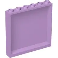Panel 1 x 6 x 5 with Shelves, Pill Bottles, Goat Schematics print