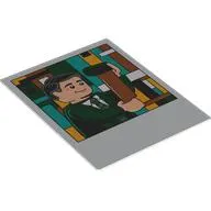 Polaroid Photo with Minifigure Holding Camera Film Print