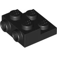 Plate Special 2 x 2 x 2/3 with Two Studs On Side and Two Raised [Half Hollow Anti-stud] - Updated Version