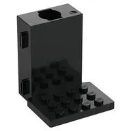 Brick Special 6 x 6 x 5 with Gear Hole, 3 x 4 Plate [PLAIN]