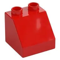 Duplo Brick 2 x 2 Slope 45° with Telephone Handset 9 Square and 3 Round Buttons Print