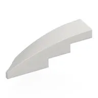 Brick Wedged, Curved 1 x 4 with Stud Notch Right