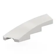 Brick Wedged, Curved 1 x 4 with Stud Notch Left
