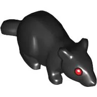 Animal, Rodent, Rat / Mouse with Red Eyes print