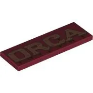 Tile 2 x 6 with Copper 'ORCA' print