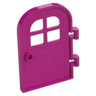 Door Right 4 x 6 with Curved Top, Bars