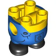 Minion Body, Blue Overalls, G Logo print