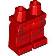 Hips and Red Legs with Black Imperial Praetorian Guard Armor print