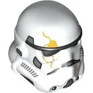 Helmet Stormtrooper Dual Molded, Black with Gold Crack print