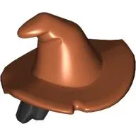 Hair and Hat, Floppy Witch Hat with Black Hair Print