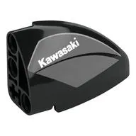 Technic Panel Round Corner 5 x 3 x 2 Left with 'Kawasaki' print