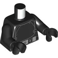 Torso, Imperial Gunner Uniforms, Clasps, Silver Belt Buckles print, Black Arms and Hands
