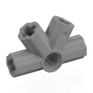 Technic Axle and Pin Connector Angled Quadruple - 60°