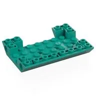 Brick Sloped Inverted 45° 6 x 8 Double with Pin Holes on Sides, 1 x 4 Cutout On Side