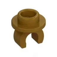 Plate Round 1 x 1 with Hollow Stud and Underside Clip
