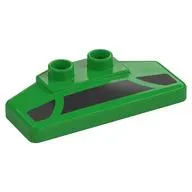 Duplo Rear Spoiler 2 x 4 x 1 / 2 with Black Panels Print