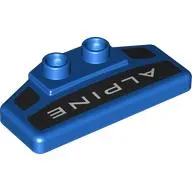 Duplo Rear Spoiler 2 x 4 x 1 / 2 with 'ALPINE' Print