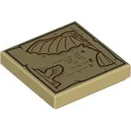 Tile 2 x 2 with Da Vinci Flying Machine Sketch print