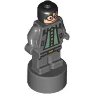Minifig Trophy Statuette, Harry Potter, Dark Bluish Grey Outfit