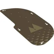 Sail, Rounded, Tan Triangles print
