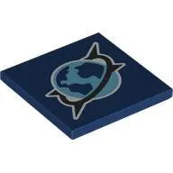 Tile 4 x 4 with Arctic Explorer Symbol print