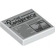 Tile 2 x 2 with Newspaper The Conspirator print