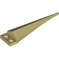 Plate Special 1 x 2 with Angular Extension and Flexible Tan Tip
