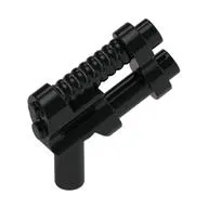 Weapon Gun / Pistol Two Barrel, 8 Ribs