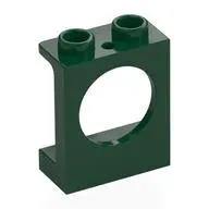 Window 1 x 2 x 2 Plane, Round Hole