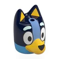 Minifig Head Special, Bluey with Yellow Nose, Dark Blue Top (Bluey)