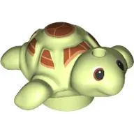 Animal, Turtle, Baby with Dark Orange Spots print