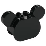 Duplo Brick 2 x 4 x 2 Rounded Ends and Mouse Ears [Plain]