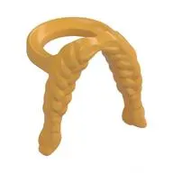 Minifig Neckwear Moustache Long, Braid