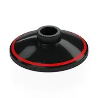 Dish 2 x 2 Inverted [Radar] with Red Outer Circle print