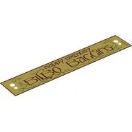 Banner 14 x 2 with Red 'HAPPY BIRTHDAY BILBO BAGGINGS' print