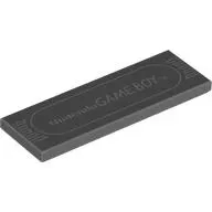 Tile 2 x 6 with Light Grey 'Nintendo GAME BOY TM' print