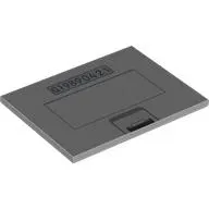 Tile 6 x 8 with Battery Cover, 'G19890421' print