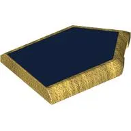 Tile Special 2 x 3 Pentagonal with Dark Blue print