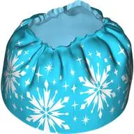 Duplo Skirt with Snowflakes Print