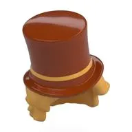 Har and Hat, Top Hat with Ochre Yellow Hair Pattern