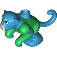 Creature, Flying Monkey with Green Arms, Body, Light Nougat Snout print
